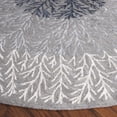 thumbnail image 3 of SAFAVIEH Soho Roger Abstract Area Rug, Grey/Ivory, 6' x 6' Round, 3 of 7