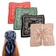 thumbnail image 1 of Pañuelo de seda para la cabeza de 27,5 pulgadas para mujeres y hombres, pañuelos vintage, pañuelo de satén para el cabello, pañuelo cuadrado de seda para el cuello, 1 of 6