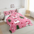 thumbnail image 3 of Homewish Kawaii Animal Alpaca Bedding Comforter Set 2pcs for Kids Children,Merry Christmas Xmas Twin Comforter Sets Microfiber,Cartoon Polka Dots Breathable Bedding Set,Super Cozy Room Decor, 3 of 8