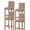 Brown, variant on Brown Plaid Bar Stool Covers Set of 4, Modern Abstract Ombre Gingham Checkered Stretch Washable Bar Chair Covers with Backs, Removable Pub Counter Height Chair Cover for Kitchen Dining Room Cafe