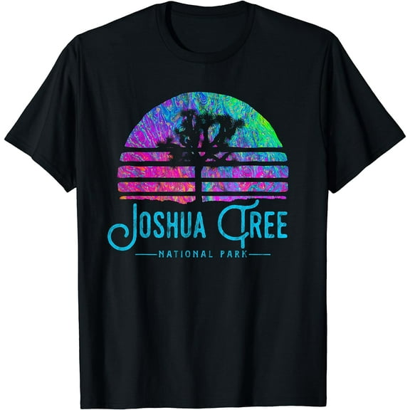 Joshua Tree National Park Psychedelic Festival Vibe Graphic T-Shirt