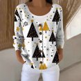 thumbnail image 2 of Kaondbfi Women's Cardigan, Printed Women's Casual Button Cardigan with V Neck and Thick Needle Hole Stripe Winter Clothing for Women, 2 of 4