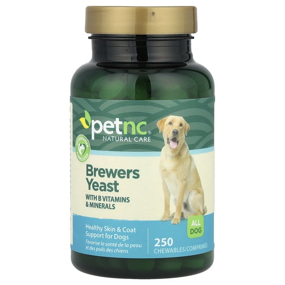 PetNC Natural Care Brewers Yeast Chewables for Dogs, Liver Flavor 250 ea