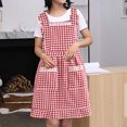 thumbnail image 4 of Canvas smock adult cute halter apron, 4 of 5