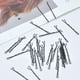 thumbnail image 5 of 150 horquillas para el pelo, horquillas esenciales para el peinado del cabello, horquillas de metal onduladas con punta redonda, horquillas para el pelo para niñas y mujeres con caja portátil (negro), 5 of 5