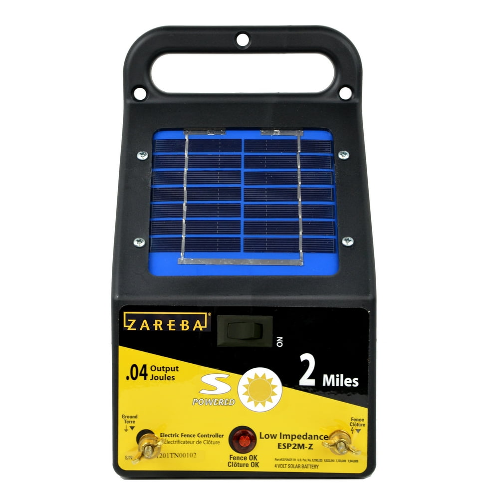 Zareba 2Mile Solar Low Impedance Electric Fence Charger