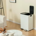 thumbnail image 4 of GVN Kitchen Trash Can,2 x 8 Gal Dual Compartment Trash Can-White, 4 of 10
