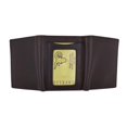thumbnail image 5 of Mens High Quality Genuine Leather Card Holder Trifold Wallet with Outside ID Window by Cavelio 730055 (C), 5 of 28