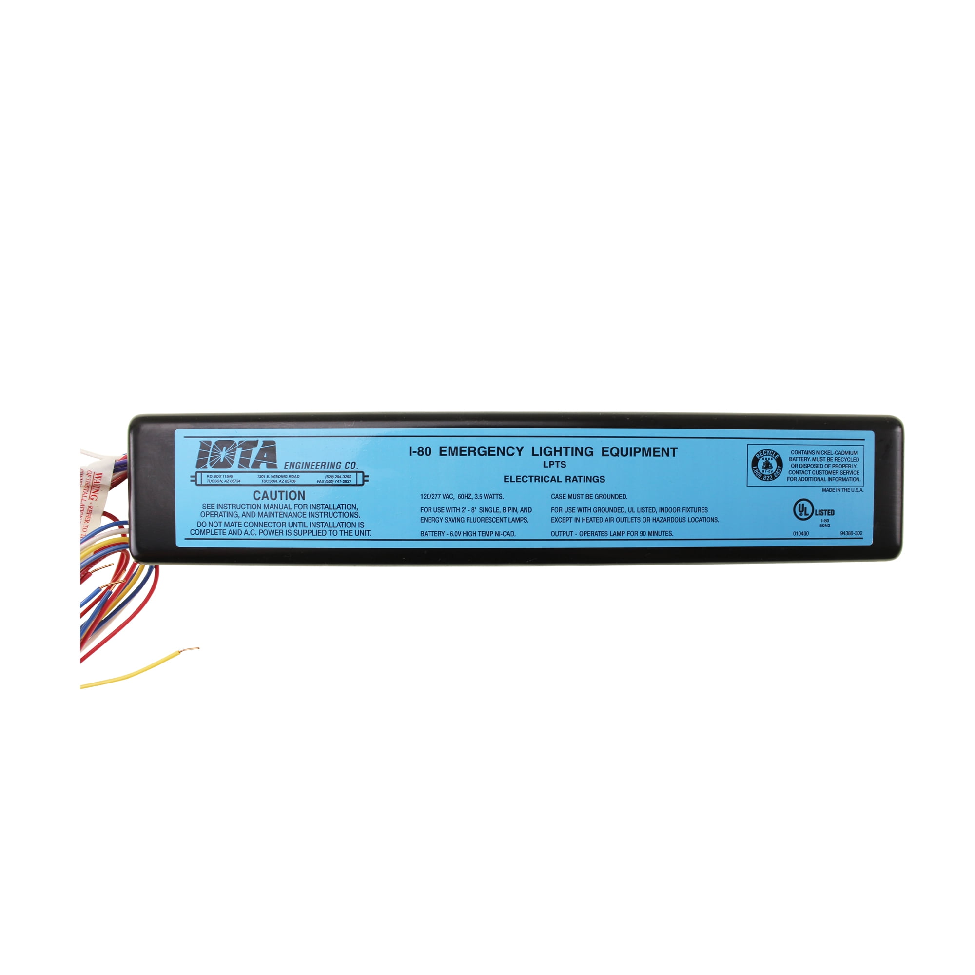 Iota emergency ballast wiring diagram