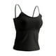 thumbnail image 4 of Camisola para mujer con tirantes finos ajustables, sin espalda y sujetador incorporado Negro M, 4 of 9