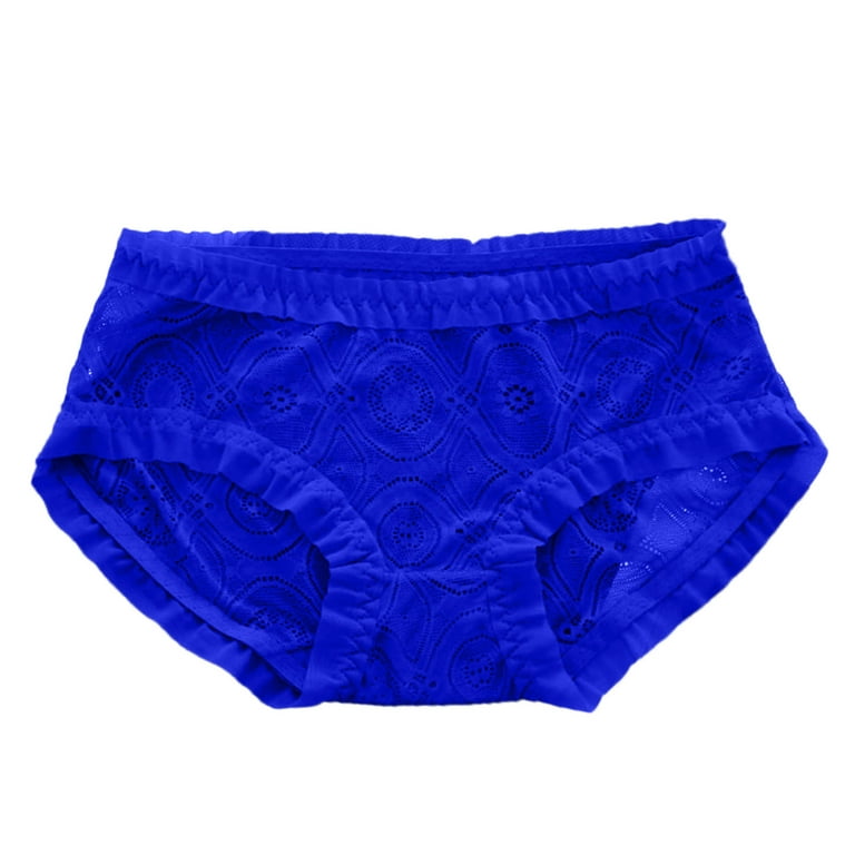 Aayomet Women Panties Seamless Women G String Lace Thongs T Back Panties  Thong Female Underwear Fashion Letter Panty Girls Underwear,Blue L