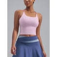 thumbnail image 6 of PISONIC Women's Sports Bra - Breathable & Comfortable Yoga & Fitness Top with Straps, Medium Stretch, Non-Padded, Perfect for Workouts & Casual Wear, Workout Clothes, 6 of 12