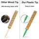 thumbnail image 4 of Poste de musgo para plantas Monstera, postes de musgo de 60 pulgadas para plantas trepadoras con poste de plástico, paquete de 4 soportes para plantas de coco de 16 pulgadas para escalar en macet, 4 of 5