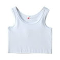 thumbnail image 1 of Jumpingount chaleco de cultivo femenino clima caliente camisetas sin mangas ropa interior estirable corto sin costura transpirable suéter flaco Type2 NO2, 1 of 6