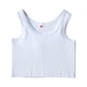 thumbnail image 5 of Chaleco corto Qarigey para mujer Camisetas sin mangas de verano Sujetador Sexy ajustado Blanco/2XL, 5 of 6