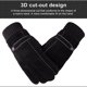 thumbnail image 5 of Guantes de invierno de cuero Minnieouse para hombre térmicos antideslizantes Tamaño libre Negro AP013050-01, 5 of 6