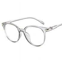 Women's Stylish Oval Candy Color Non-prescription Eyeglasses Clear Lens Eyewear