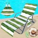 thumbnail image 1 of Fundas para Sillas de Playa de Microfibra, Fundas para Sillas de Playa de Color Liso, Serie de Rayas, Fundas para Sillas de Playa de Verano, Ideales para La Playa., 1 of 7