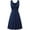 Navy, variant on Xunlbb New Trendy Women's Dresses Women's Summer Solid Color Pocket Dress Sleeveless V-neck Dress Size S-3XL Holiday Party