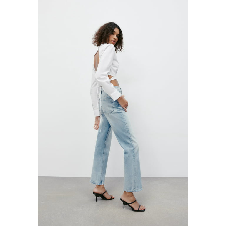 Zara High Rise Straight Fit Regular Length Jeans Size ( Reference -  4365/361) 40/ US8 