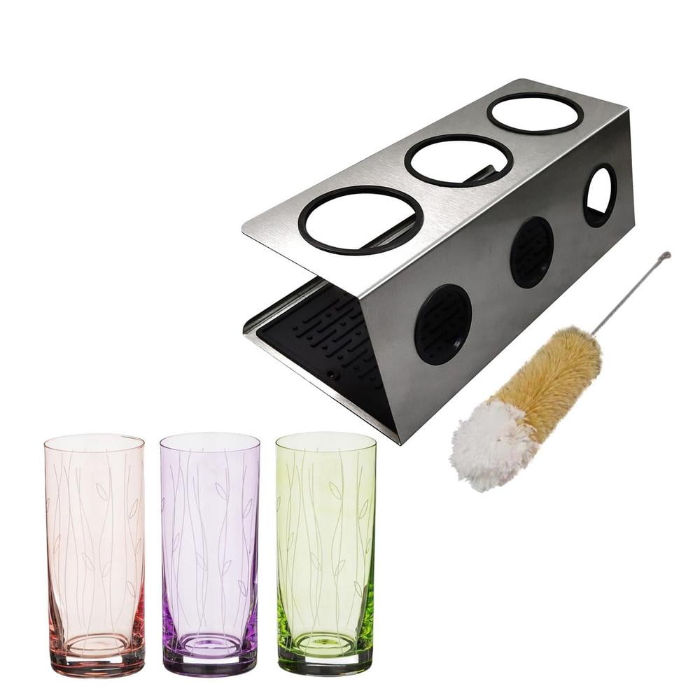 Tohuu Soda Bottle Drain Rack Smart Dry bottle holder for Soda Cup