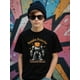 thumbnail image 2 of Boys Halloween Pumpkin Robot Graphic T-Shirt, Black Cotton Casual Style Halloween Shirts With Pumpkin Robot, Girls/Boys Fall Clothes, Round Neck Short Sleeve T-Shirt, Fashion, 2 of 7