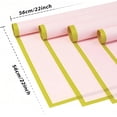 thumbnail image 3 of DMIMIA 20 Sheets Flower Wrapping Paper, Waterproof Floral Bouquet Wrapping Paper for DIY Crafts, Gift Packaging, Flower Shop Bouquet Packaging(Pink,Gold Edge), 3 of 7