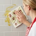 thumbnail image 5 of Unique Bargains Reusable Swedish Kitchen Dish Cloths Avocado 8" x 7", 5 of 7
