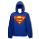 Superman hoodsupermanL Superman Symbole Royal Sweat à Capuche pour Hommes - Grand – image 3 sur 5