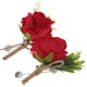 thumbnail image 1 of unbranded 2Ud Boutonniere De Flores Artificiales Rojas Para Accesorio De Traje Y Duradero, 1 of 6