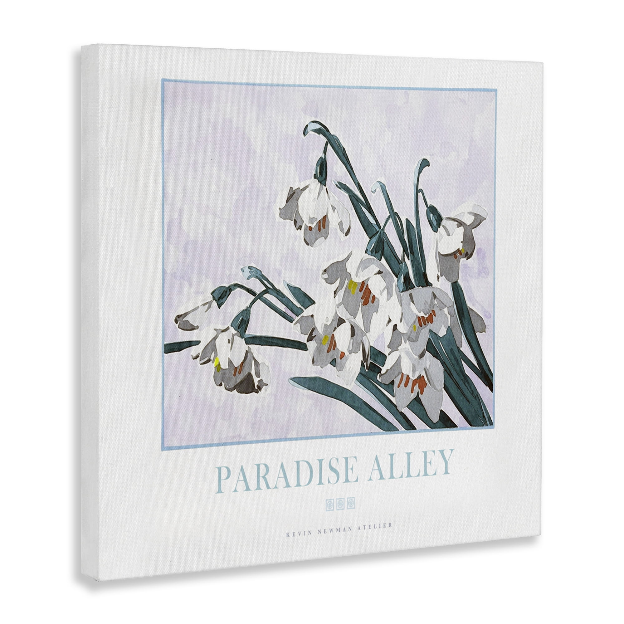 Stupell Industries Paradise Alley White Spring Blooms Canvas Wall Art, design by Jadei Graphics