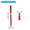thumbnail image 2 of 3pcs Metal Stylus Pen Ballpoint Pen 2 in 1 Universal Ink Pen with Rubber Stylus Tips, Red, 2 of 6