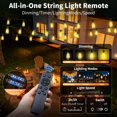 thumbnail image 2 of Luces solares FUANXIEI ST38 de 15 m, resistentes al agua, con control remoto, 2 of 9