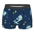 thumbnail image 5 of Uemuo Space Dinosaur Pattern Men's Boxer Briefs,Trunk Anti-Chafing,Comfortable, Durable, and Stylish Underwear-XX-Large, 5 of 9