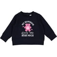 thumbnail image 2 of Inktastic Mommom Loves Me Girls Bear Baby Sweatshirt, 2 of 4