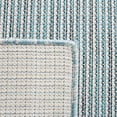 thumbnail image 5 of SAFAVIEH Hampton Guliana Zig-Zag Indoor/Outdoor Area Rug, Beige/Aqua, 6'5" x 6'5" Round, 5 of 8