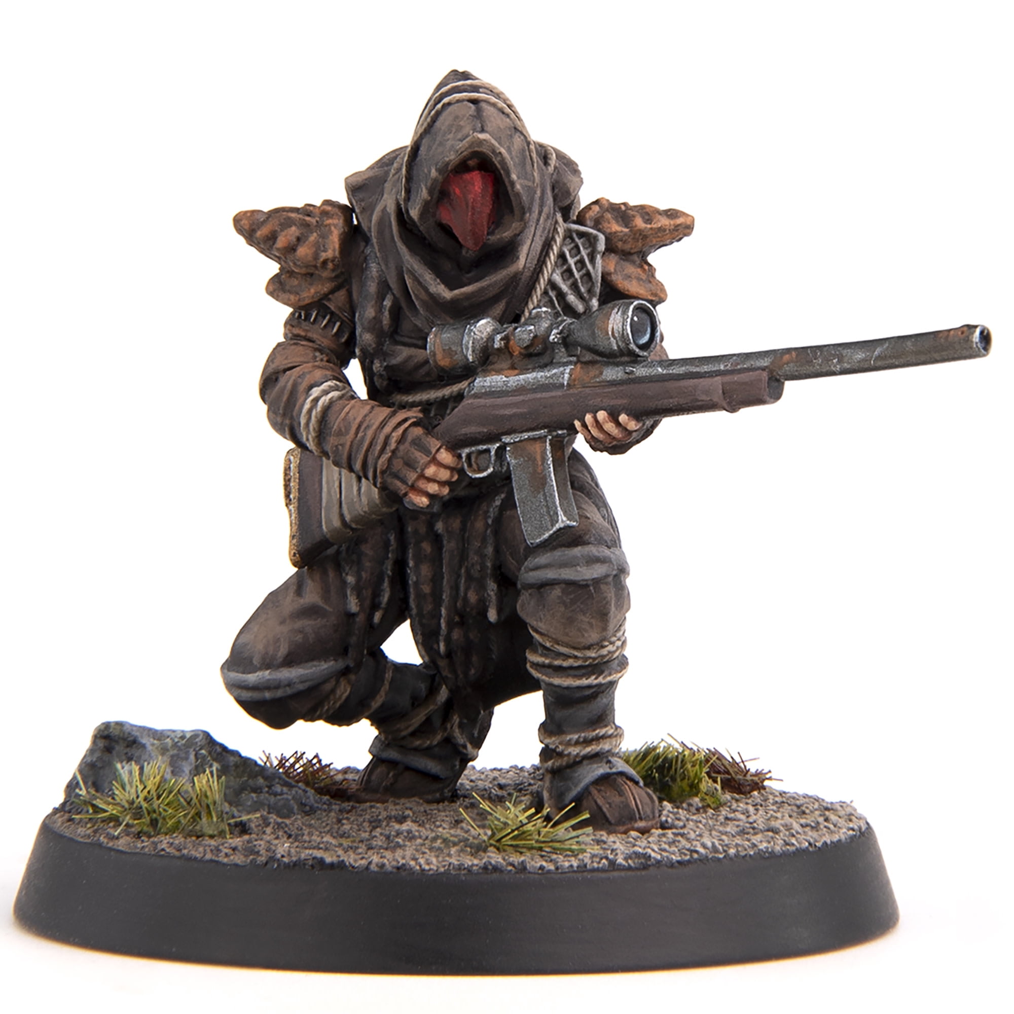 Fallout: Miniatures - Raiders: Trappers - 6 Resin Figures & Bases, Unpainted & Unassembled, Far Harbor Wave, Licensed Tabletop Skirmish Wargame