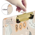 thumbnail image 6 of FORMRS Acrylic Clipboard with Low Profile Clip Standard A4 Letter Size, 12.5" x 9", Halloween Ghosts, 6 of 8