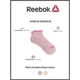 thumbnail image 4 of Reebok Women’s Cushion Ankle Socks with Waffle Mesh, 10 Pack, Size 4-10, 4 of 5