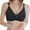 c01Black, variant on Women's Floral Lace Bra Front Closure Soft Cup No Underwire Bra Support Lift Non Padded Full Coverage Bras Black 115E