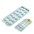 thumbnail image 4 of Ice Cube Tray with Lid | Ice Ball Maker Mold for Freezer with Container | Reusable Half Sphere PP Fondant Mold  Kitchen Accessories Tools Gifts, 4 of 5
