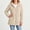 Beige, variant on OGLCCG Girls Fleece Jacket with Hood Full Zip Fuzzy Sherpa Coat Long Sleeve Fall Winter Outwear with Pockets,Drawstring Waist(Pink,6-7 Years)