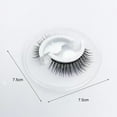 thumbnail image 5 of GROFRY Reusable 1 Pair False Eyelash Self-Adhesive Curly Natural Multiple Reversible Glue Free False Eyelashes for Girl, 5 of 8