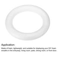 thumbnail image 5 of 3.8 Inch Foam Wreath Forms Round Craft Rings for DIY Art Crafts Pack of 3, 5 of 6