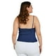 thumbnail image 3 of Blusa de mezclilla Zenobia Talla Extra 11565 Azul, 3 of 6