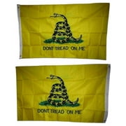 3'x5' ft, Gadsden Don't Tread on Me Flag US USA | DOUBLE SIDED Embroidered