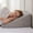 Grey, variant on Wedge Pillow for Acid Reflux, Bed Wedge Pillow for Headboard 10", Pillow Wedge for Back Pain Relief, Post Surgery, Elevated Pillows for Sleeping, Snoring, Triangle Pillow with Cover, White