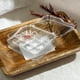 thumbnail image 5 of Caja organizadora de joyas, caja para anillos con 16 compartimentos en Total, caja para anillos y pendientes de 2 capas, 5 of 6