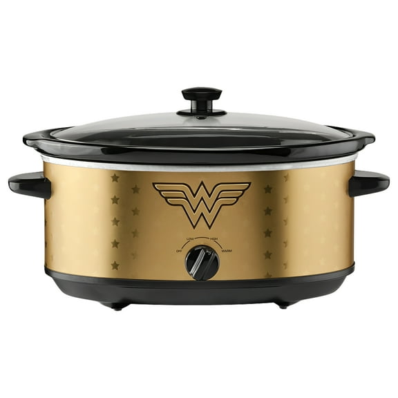 DC Wonder Woman 7-Quart Slow Cooker; Model: DCW-7; Brand: DC Comics