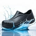 thumbnail image 3 of LAoutun Non Slip Work Shoes for Men Non Slip Clogs Men Slip-Resistant Chef Shoes Slip-on Food Service, 3 of 6
